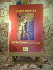 Stefan Nedelea - Microeconomie aplicata foto