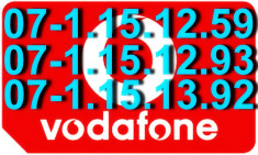 CARTELE - NUMERE - AUR_VIP_PLATINA_GOLD_SPECIALE_CARTELA_MICRO-SIM_VODAFONE_1 NUMAR_FAVORIT__ 07-1.15.12.59__07-1.15.12.93__07x1.15.13.92 __10_LEI__NR foto