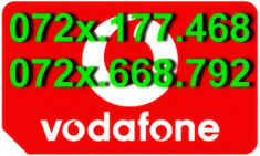 CARTELE - NUMERE - AUR_VIP_PLATINA_GOLD_SPECIALE_CARTELA_MINI-SIM_VODAFONE_1 NUMAR_FAVORIT_____ 072x.177.468 _______ 072x.668.792 _____12__LEI__NR foto