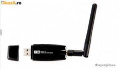 Adaptor Wireless USB 300Mbps Wireless USB WiFi Adapter cu antena detasabila 7 Dbi (20cm) Realtek 8191 + UN CADOU SURPRIZA ! foto