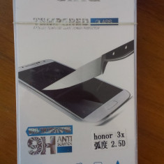 Folie sticla Huawei Honor 3X G750 super folie temperata si securizata