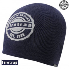 Fes Firetrap Badge Slouch Hat Junior , Original , Nou - Import Anglia - 100% acrylic - Marime Junior foto