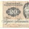 DANEMARCA 20 COROANE KRONER 1981 F