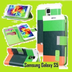 Husa Samsung Galaxy S5 i9600 G900F G900H G900 + folie protectie display + stylus foto