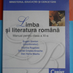 HOPCT LIMBA SI LITERATURA ROMANA CLASA XI-EUGEN SIMION-MIN EDUC-CORINT-256 PAG