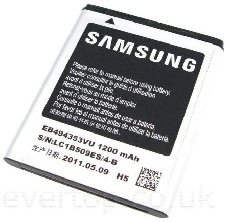 ACUMULATOR BATERIE pentru Samsung Galaxy Mini S5570 cod EB494353VU, Li-ion  | Okazii.ro
