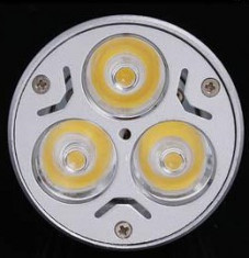 Bec SPOT economic cu LED 9W - echivalent 40W spot halogen = 420 lumeni = GU10 = galben cald foto