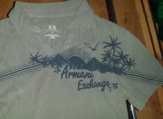 VAND TRICOU ARMANI EXCHANGE /GRI-bej / MAR-S / SAU DIESEL ALBASTRU / 60 RON foto