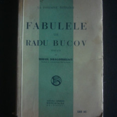 LA FONTAINE INTINERIT - FABULELE LUI RADU BUCOV editate de MIHAIL DRAGOMIRESCU {1928}