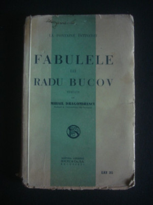 LA FONTAINE INTINERIT - FABULELE LUI RADU BUCOV editate de MIHAIL DRAGOMIRESCU {1928} foto