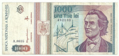 ROMANIA 1000 1.000 LEI 1993 [11] VF foto