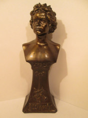 Bust Ludwig van Beethoven Secession Vienez- stilul Art Nouveau , anii 1900 foto