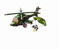 Joc constructii Brick - Elicopter militar foto