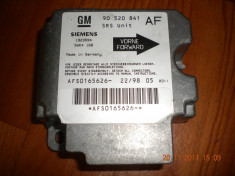 Calculator airbag SRS Unit 90 520 841 Opel Astra G 1.7 foto