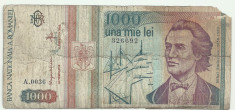 ROMANIA 1000 1.000 LEI 1993 [16] foto