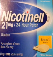 La fel ca Nicorette -Plasturi Nicotinell. 21 Mg/24 H.Cutie 7 bucati. foto