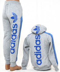 Trening Adidas - model nou 2014-BUMBAC GROS cu pantalon conic pentru toamna-iarna! foto