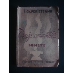 I. GR. PERIETEANU - VRAJA AMINTIRILOR - SONETE {1947}