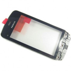 Carcasa fata cu touchscreen Nokia C5-03 gri Originala foto