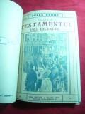 Jules Verne - Testamentul unui Excentric ,vol.1 si 2 ,interbelic ,trad.Th.Roman