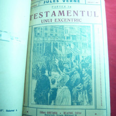 Jules Verne - Testamentul unui Excentric ,vol.1 si 2 ,interbelic ,trad.Th.Roman