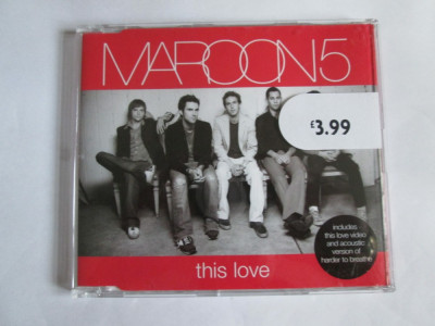 CD ORIGINAL MAROON5 THIS LOVE foto