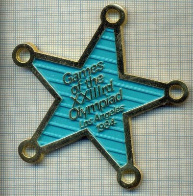 ATAM2001 MEDALIE 554 - SPORTIVA - OLIMPICA - GAMES OF THE XXIII rd OLYMPIAD -LOS ANGELES 1984 -CUTIE ORIGINALA -starea care se vede foto