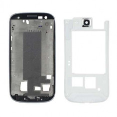 Carcasa Samsung I9300 Galaxy S3 Corp Mijloc Si Fata Originala foto