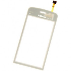 Digitizer geam Touch screen Touchscreen Nokia C5-03 alb OriginalNOU foto