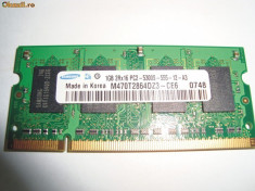 MEMORIE LAPTOP DDR2 1GB PC5300 667MHZ DIVERSE BRANDURI PERFECT FUNCTIONALE foto
