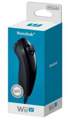 Nintendo Wii U Nunchuk Black foto