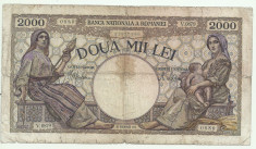ROMANIA 2000 2.000 LEI 1941 [18] foto