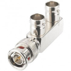 CONECTOR BNC SPLITTER Y 75 OHM PENTRU CAMERE DE SUPRAVEGHERE! foto