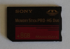 Memory stick Sony pro-hg duo,8GB foto