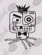 Robot_Sticker Decorativ_Auto-Moto Cod: DIV-278 - Orice culoare, Orice model pe comanda foto