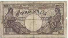 ROMANIA 2000 2.000 LEI 1941 [51] foto