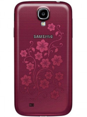 Capac Samsung Galaxy S4 i9500 i9505 La Fleur Red Original foto