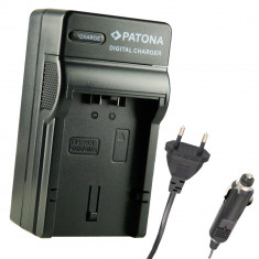 Incarcator compatibil Panasonic Lumix DMW-BM7 CGA-S002E DMC-FZ15 DMC-FZ20 + adaptor masina 12V foto