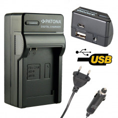 Incarcator cu USB micro-usb NB-4L NB4L pentru Canon Ixus 30 40 50 55 60 65 70 foto