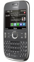 Telefon mobil Nokia Asha 302, Gri foto