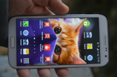 samsung galaxy note 2 alb,N7100, impecabil foto