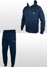 Trening - Adidas - New Edition - Simplu - Bleumarin sau Gri - Din Bumbac - Pantaloni conici - Masuri S M L XL B162 B163 foto