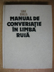 SIMA BORLEA - MANUAL DE CONVERSATIEI IN LIMBA RUSA foto