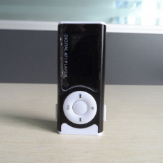 Mini Mp3 Player USB Cu LCD - Suporta Card Pana La 16GB - Culoare Negru foto