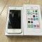 Apple iPhone 5S 16GB Silver White Nou Nefolosit 0Min Neactivat NEVERLOCKED LA Cutie Pachet COmplet !