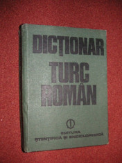 DICTIONAR TURC - ROMAN foto