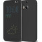 Husa Flip Cover HTC Dot Flip grey pentru ONE M8