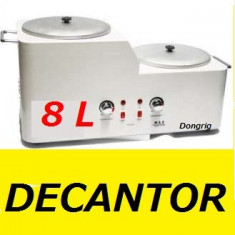 DECANTOR CEARA EPILARE PROFESIONAL CU SITA 8 L COSMETICA DOTARI SALOANE CURIER-GRATUIT foto