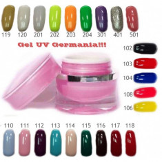 geluri uv unghii false colorate ptr manichiura SET KIT gel color GERMANIA foto