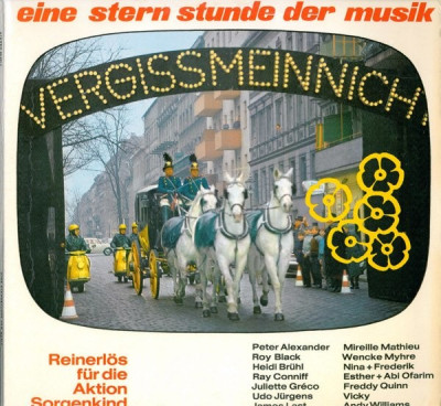 Ray Conniff_James Last_Mireille Mathieu_Udo Jurgens_Peter Alexander - Vergiss Mein Nicht - Eine Stern Stunde Der Musik (Vinyl) foto